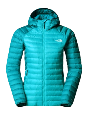 Jas The North Face Women Bettaforca Lt Down Hooded Jacket Galactic Blue Deep Teal