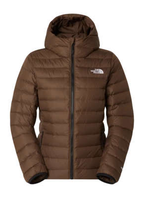Jas The North Face Women Classic Down Hooded Jacket Smokey Brown