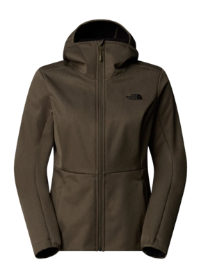 Jas The North Face Women Quest Highloft Soft Shell Jacket New Taupe Green Dark Heather
