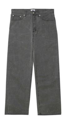 Jeans Obey Classic Wrinkle Baggy Denim Herren Black Wrinkle Wash