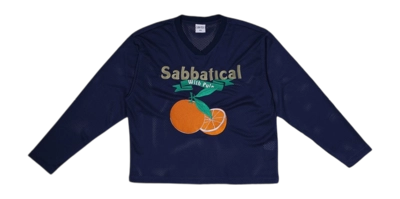 Jersey Sabbatical Vintage Unisex Tropicana Longsleeve Bright Cobalt