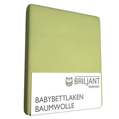 Bettlaken Briljant Lime Baby (Baumwolle)