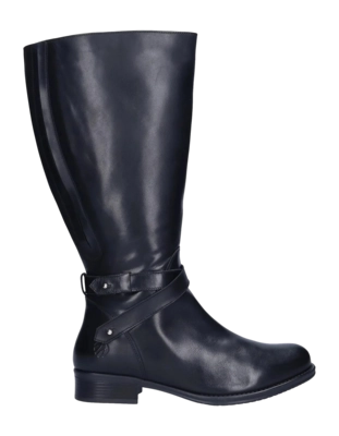 JJ Footwear Buxton Black Calf Size XXL