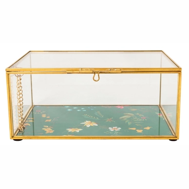 Voorraaddoos Pip Studio Glass Varnished Bottom Gold S 21 x 16,6 x 5,5 cm