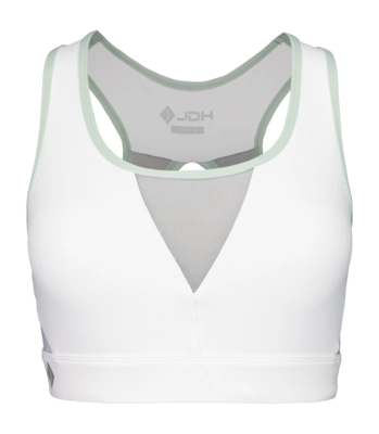 Sport BH JDH Sports Bra Damen Optic White