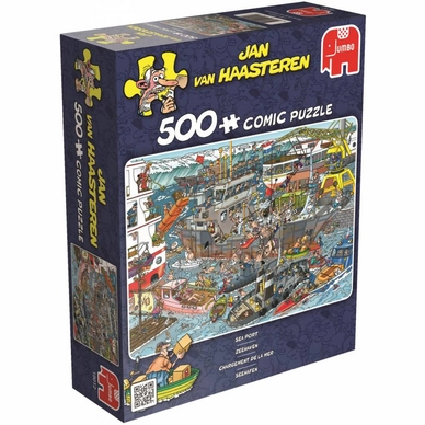 Puzzel Jumbo Sea Loading Dock (500 Stukjes)