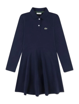Jurk Lacoste Girls Lcg Pique Dress Marine