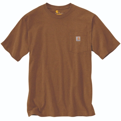 T-Shirt Carhartt Men K87 Pocket Oiled Walnut Heather