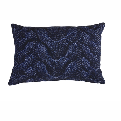 Sierkussen KAAT Amsterdam Edouward Dark Blue (30 x 50 cm)