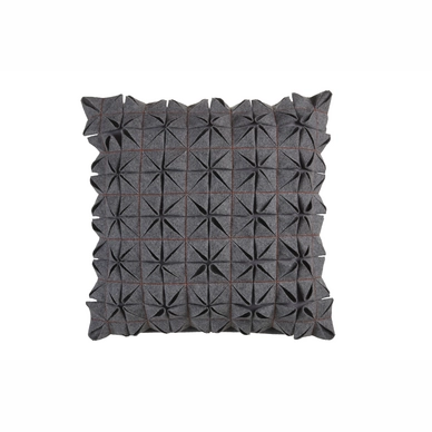 Sierkussen KAAT Amsterdam Folding Leaf Anthracite (40 x 40 cm)