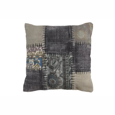 Sierkussen KAAT Amsterdam Kilim Anthracite (45 x 45 cm)