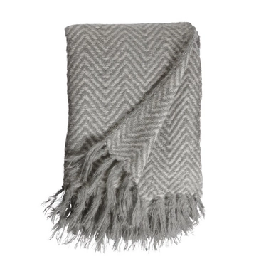 Plaid Kaat Herringbone Grey
