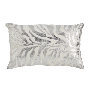 Sierkussen Kaat Zebra Silver