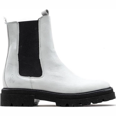 Rehab Women Kaatje Leather White Black