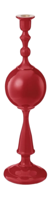 Kandelaar Pip Studio Metal Sphere Large Dark Red 44 cm
