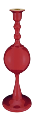 Kandelaar Pip Studio Metal Sphere Medium Dark Red 37 cm