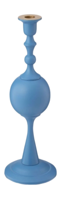 Kandelaar Pip Studio Metal Sphere Medium Matt Light Blue 37 cm