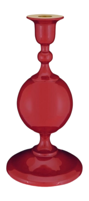 Kandelaar Pip Studio Metal Sphere Small Dark Red 24 cm