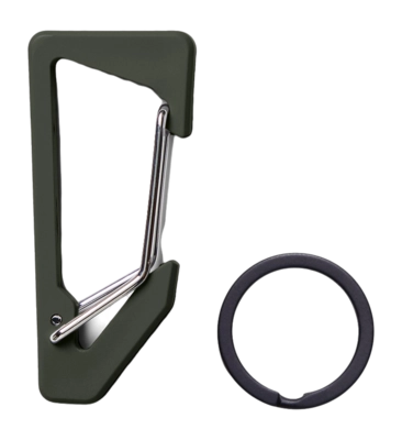 Karabinerhaken RAINS Carabiner Unisex Green