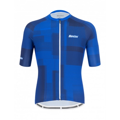 Maillot de Cyclisme Santini Men Karma Kinetic S/S Jersey Royal Blue