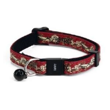 Halsband Beeztees Envy Strike Cat Rood