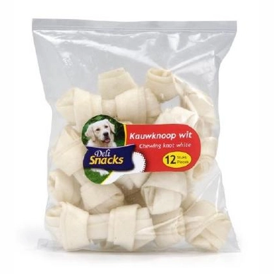 Kauwknoop Delisnacks Puppy Wit
