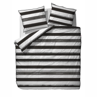 Taies d'oreiller Esprit Kay Black Satin de Coton (50 x 75 cm)