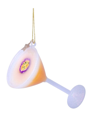Kerstbal Vondels Ornament Glass Pornstar Martini 9 cm