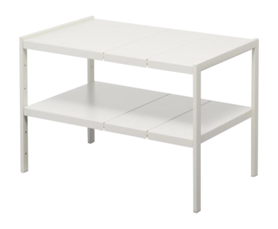 Yamazaki Keukenkast Organizer Uitschuifbaar - 2 niveaus - Tower - Wit