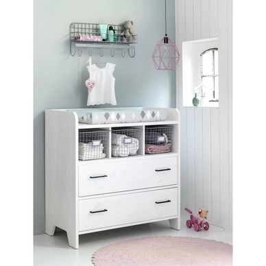 Basket Kidsdepot Wire Grey (set van 3)