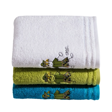 Handdoek Vossen Kids Boy  Meadow Green (30 x 50 cm)