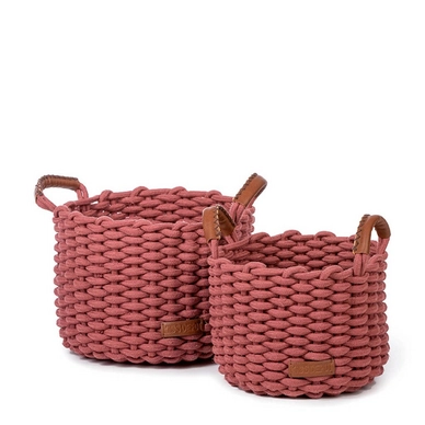 Basket Kidsdepot Korbo M Coral Red (2 pc)