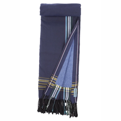 Kikoy Pure Kenya Towel Kina Dark Blue (Tissu éponge)
