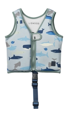 Kinder Zwemvest Liewood Dove Shark / Dove Blue 2-3 Jaar