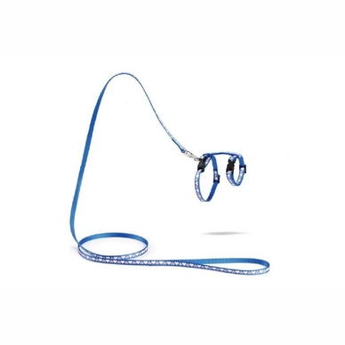 Kittentuig Beeztees Hearts Nylon Blauw