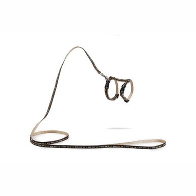Kittentuig Beeztees Kitty Cat Nylon Bruin