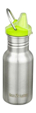 Bouteille de Voyage Klean Kanteen Kids Classic Narrow Sippydop Brushed Stainless 355 ml