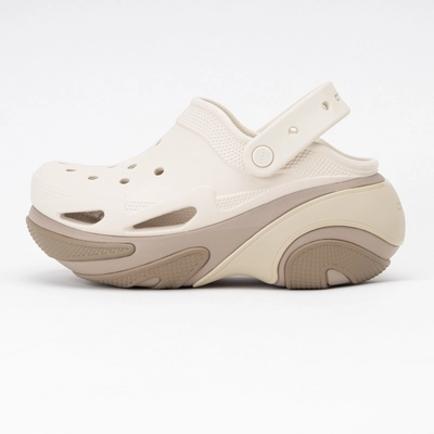Klomp Crocs Unisex Bubble Crush Clog Taupe