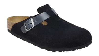Clog Birkenstock Boston BS Mixed Leather Herren Midnight Regular 25