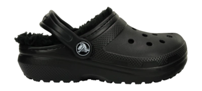Klomp Crocs Toddler Classic Lined Clog Black Black