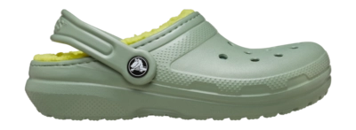 Klomp Crocs Toddler Classic Lined Clog Moss