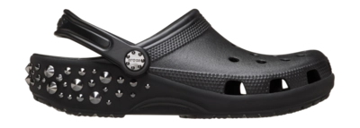 Klomp Crocs Unisex Classic Studded Clog Black
