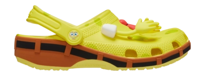 Klomp Crocs Unisex Spongebob Classic Clog Banana
