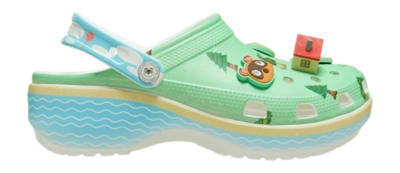 Klomp Crocs Women Animal Crossing Platform Clog Multi
