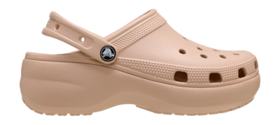 Klomp Crocs Women Classic Platform Clog Pink Caramel