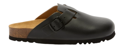 Klomp Scholl Women Fae New Leather Black