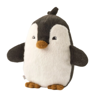 Knuffel Liewood Kids Berto Penguin Teddy Sandy / Dark Grey