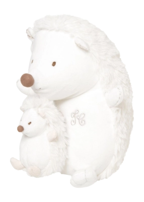 Peluche avec Musique Tartine et Chocolat Léon le Hérisson Ecru