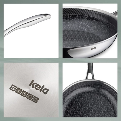 Frying Pan Kela Flavoria Silver 2025 28 cm | Cookwarestore