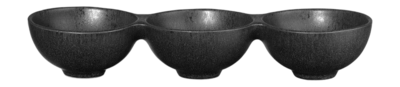 Kom ASA Selection Grande 3 Section Black Iron 10,5 x 32 cm